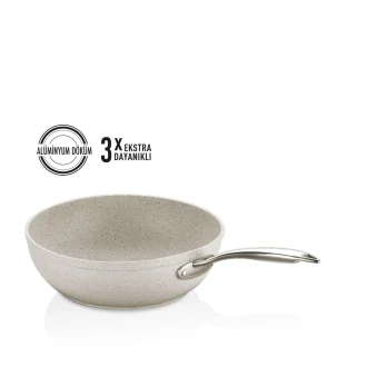 Korkmaz Granita 24x6.5 cm Wok A1273 - 2