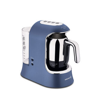 Korkmaz Kahvekolik Aqua Azura/Krom Otomatik Kahve Makinesi A862-03 