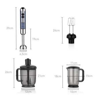 Korkmaz Mia Mega Azura/Krom Blender Set A447-13 - 3