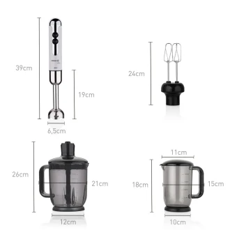 Korkmaz Mia Vanilya Krom Mega Blender Set A447-14 - 3