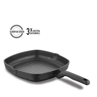 Korkmaz Ornella 28x28 cm Kare Grill Tava A1120 - 1