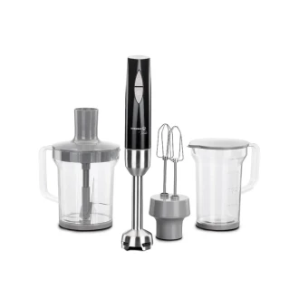 Korkmaz Vertex Mega Inox/Siyah Blender Set A445 - 1